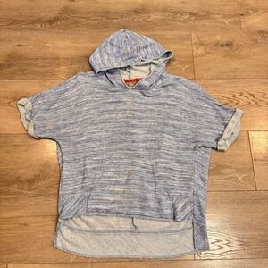 Dolan Left Coast Collection Hoodie Top XSmall XS Blue Terry Cloth‎ Shirt